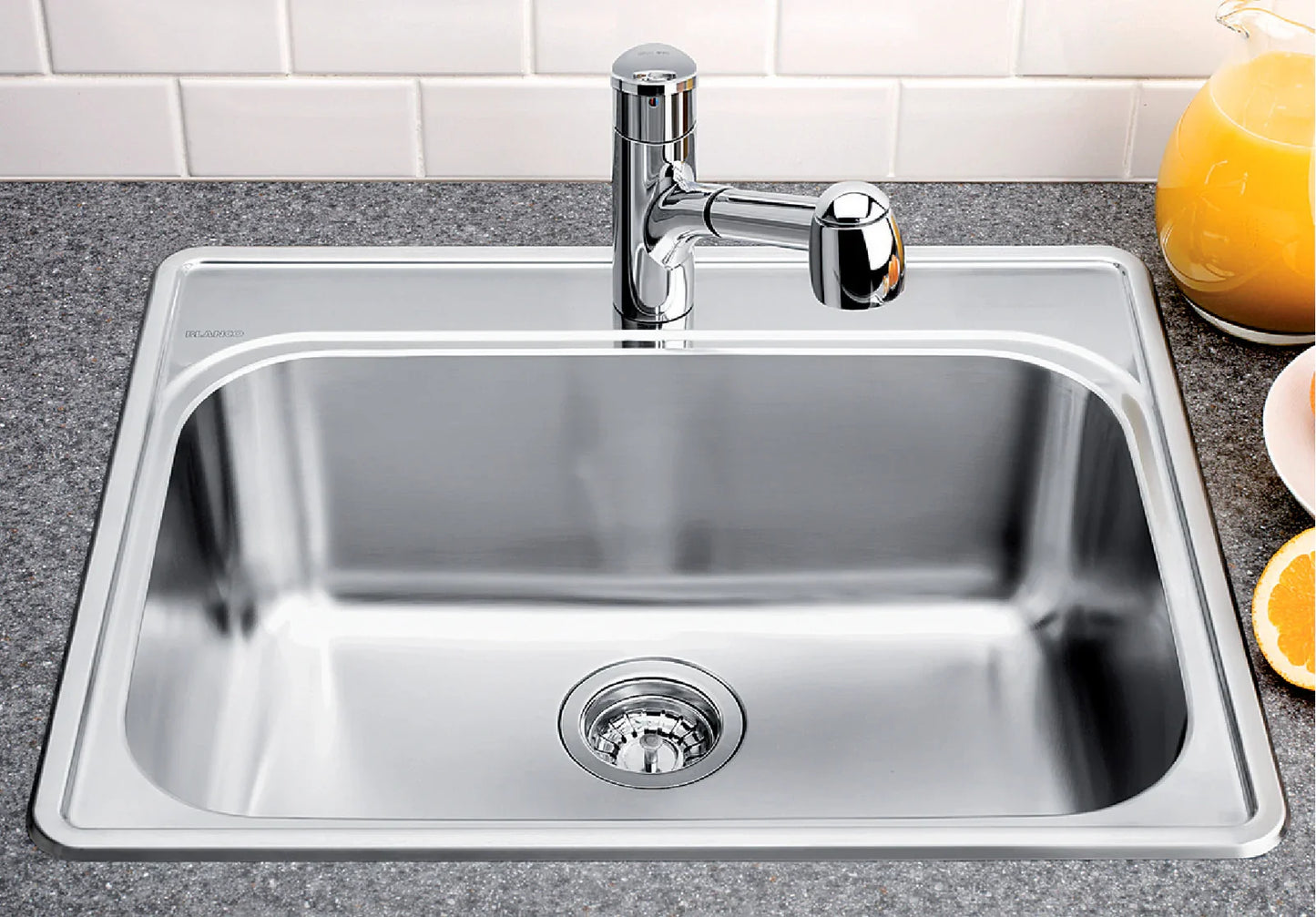 Blanco Essential 1 (1 Hole) Drop-In Stainless Steel Kitchen Sink