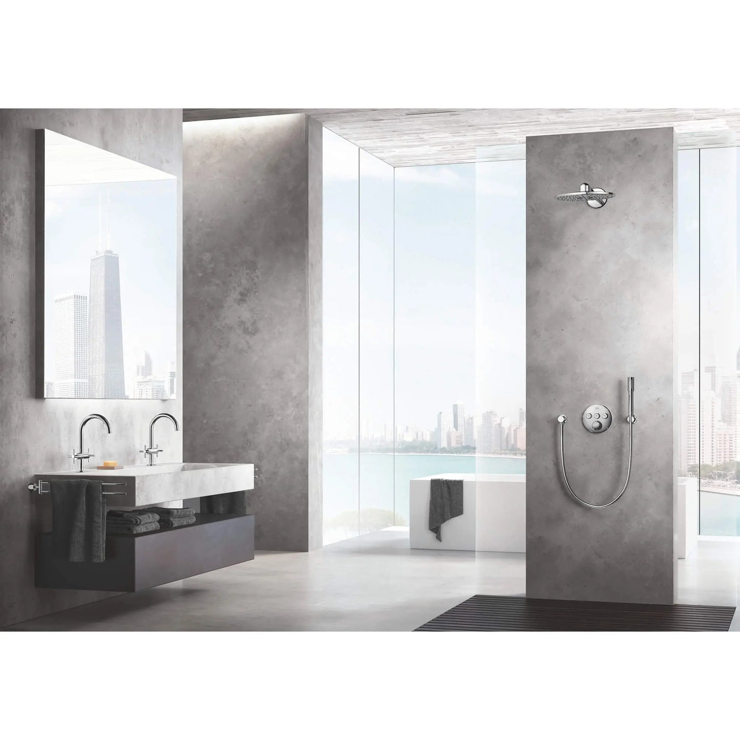Grohe Rainshower Wall Mount Hand Shower Holder - 27074