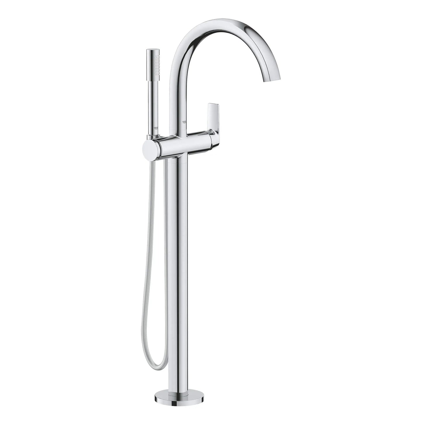 Grohe Defined Single-Handle Freestanding Tub Faucet with 1.75 GPM Hand Shower