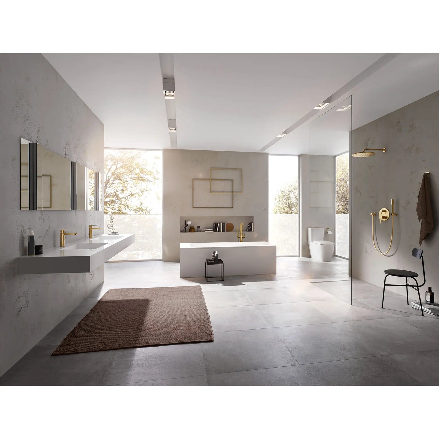 Grohe Lineare Pressure Balance Valve Trim with 2-Way Diverter with Cartridge - 29421
