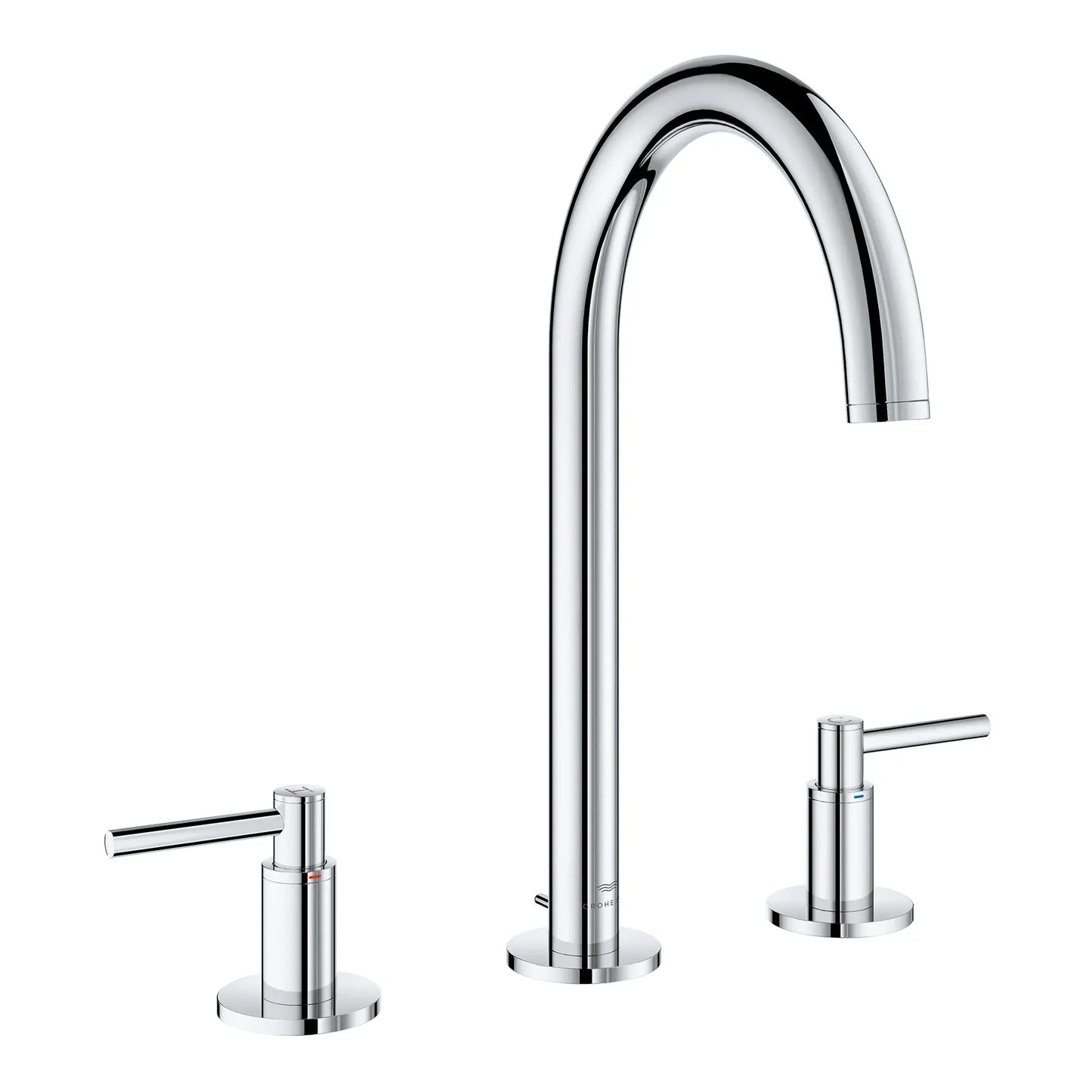 Grohe Atrio New Atrio 8-inch Widespread 2-Handle M-Size Bathroom Faucet without Handles, 1.2 GPM (4.5 L/min) - 20659