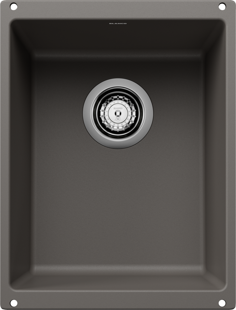 Blanco Precis U Bar Silgranit Undermount Bar Sink - Volcano Gray