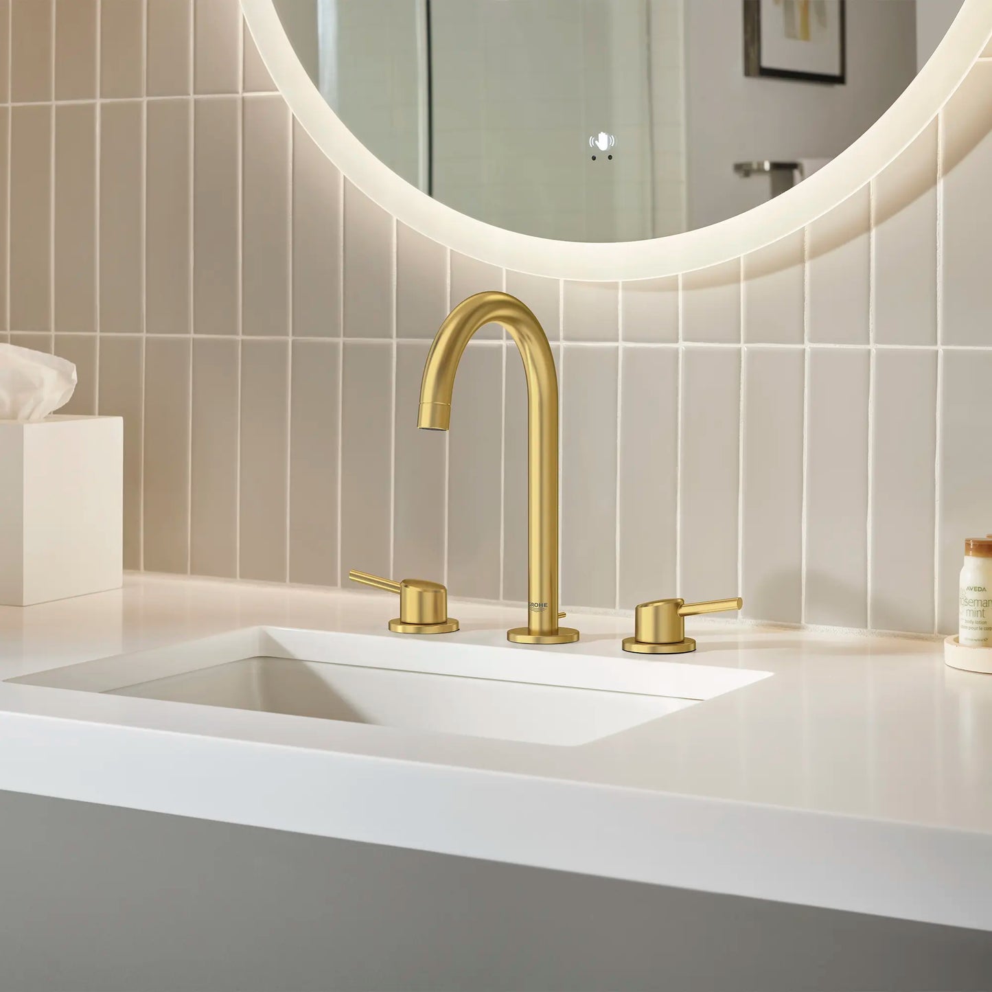 Grohe Concetto 8" Widespread 2-Handle L-Size Bathroom Faucet 1.2 GPM - 20217