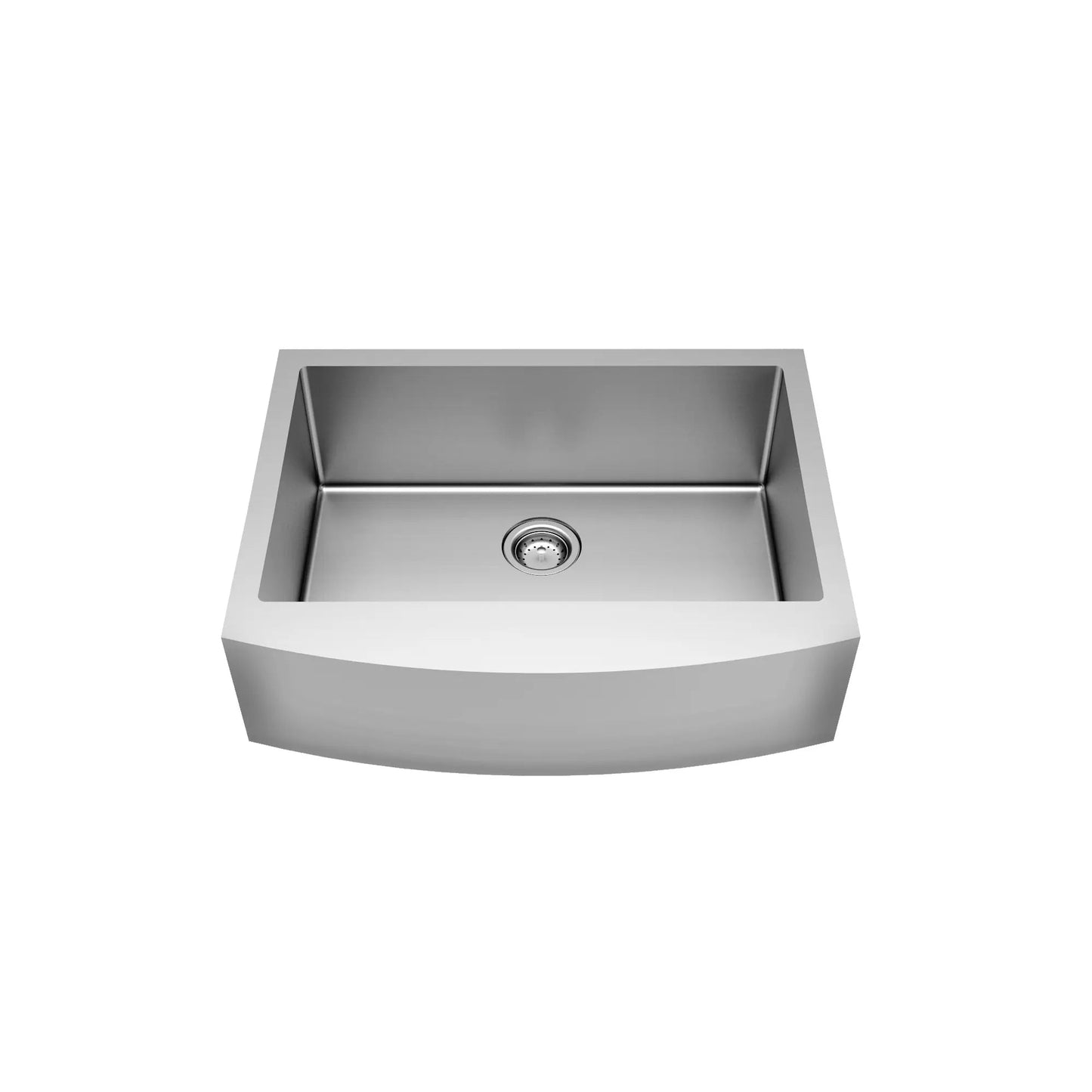 Pekoe 33x22" Stainless Steel Single Bowl Farmhouse Apron Front Kitchen Sink