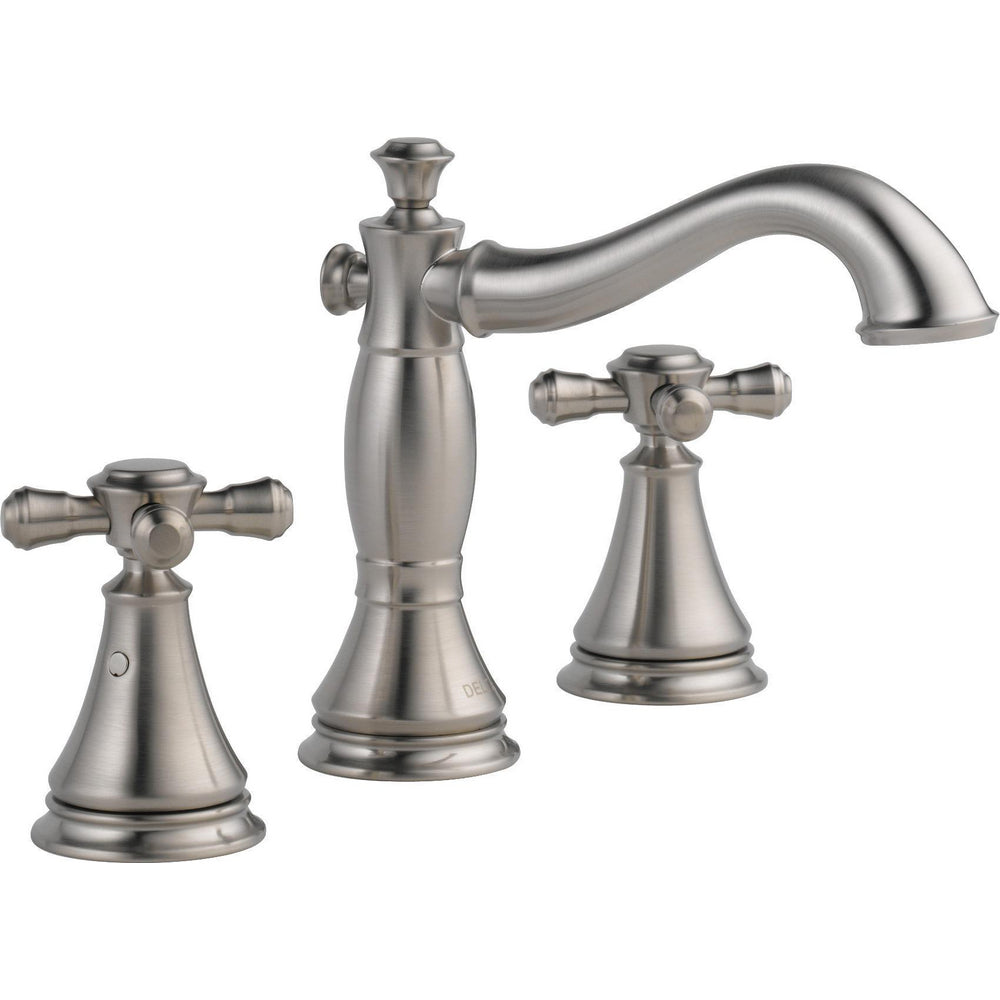 Robinet de salle de bain Delta Cassidy deux poignées entraxe large – Sans les poignées – 3597LF