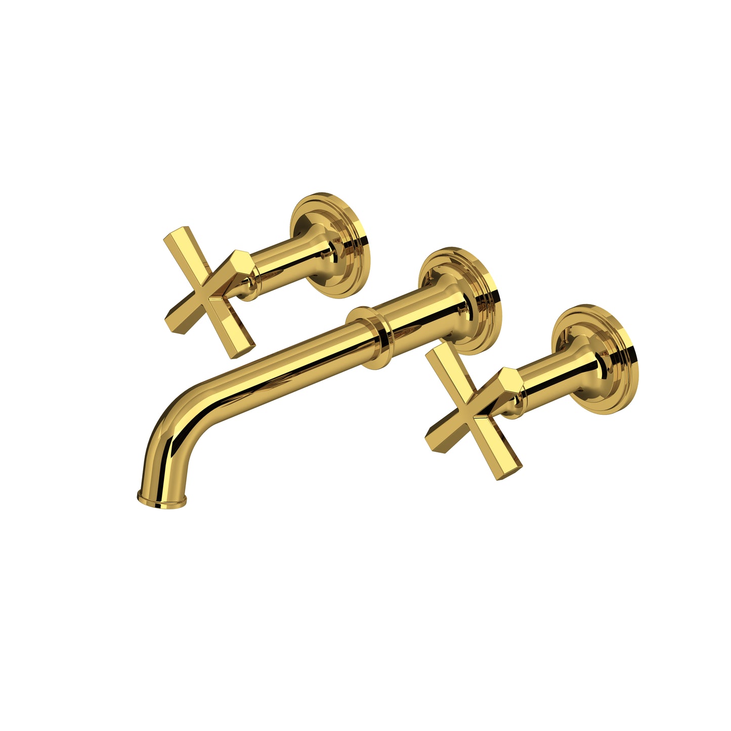 Rohl San Giovanni Wall Mount Lavatory Faucet Trim With Cross Handle - TSG08W3XM