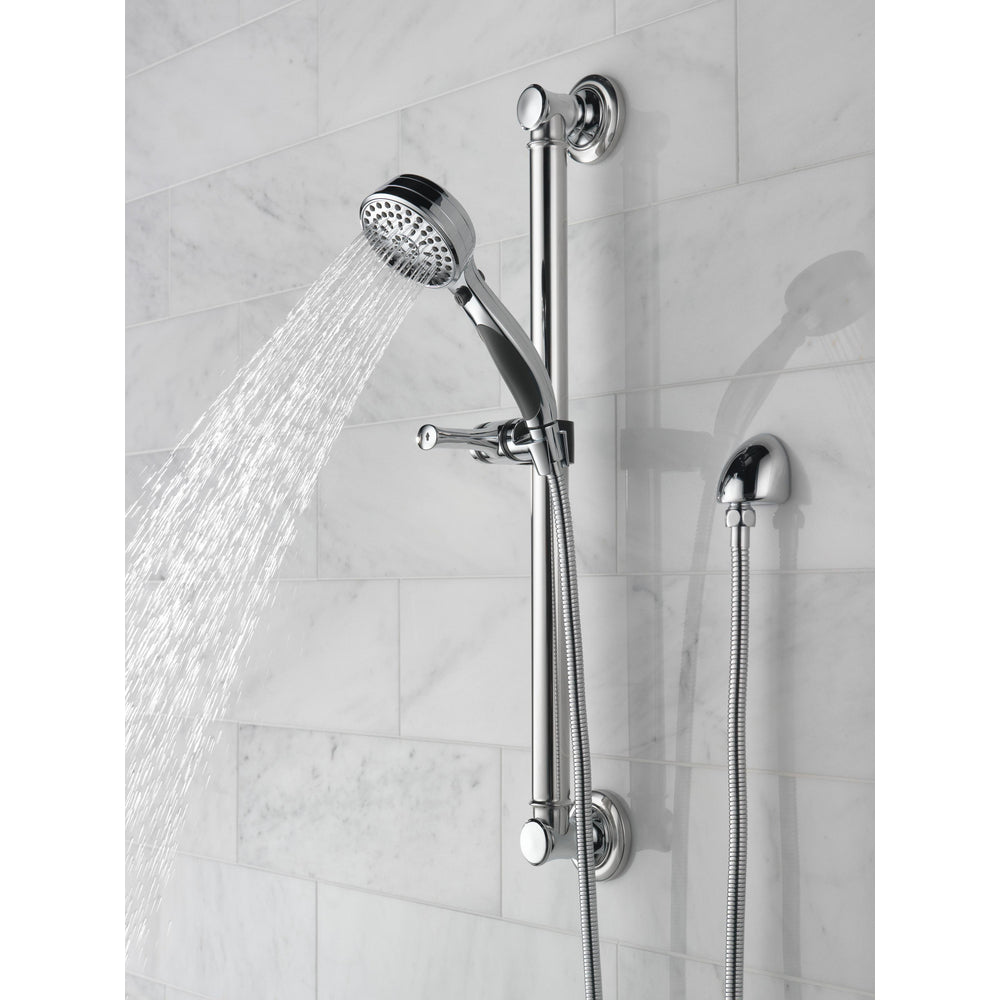 Delta ActivTouch 9-Setting Hand Shower with Traditional Slide Bar / Grab Bar - 51900