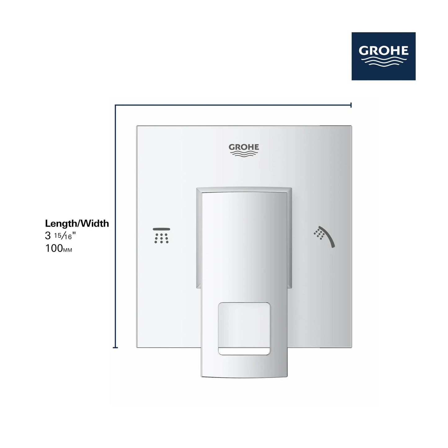 Grohe 2-Way Diverter Trim - 29218