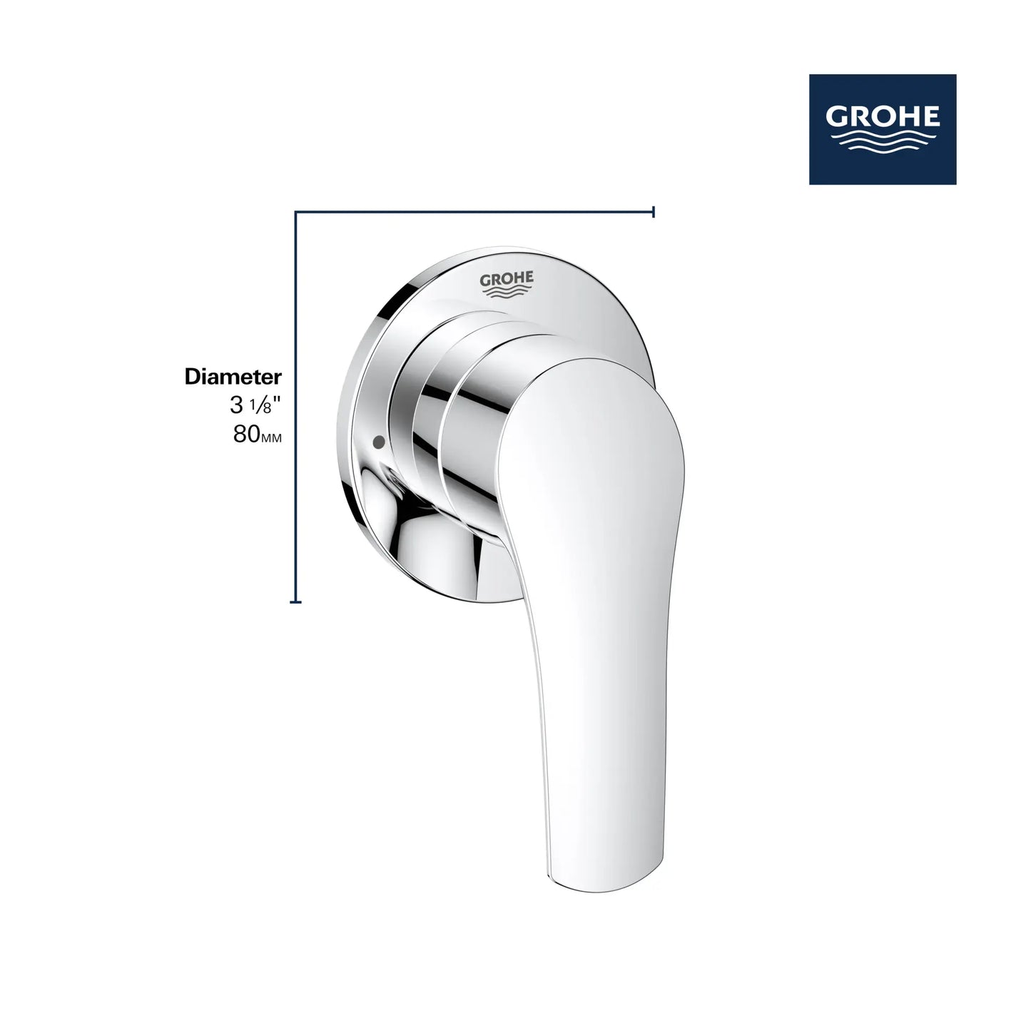 Grohe Eurosmart 2-Way Diverter Trim - 19970