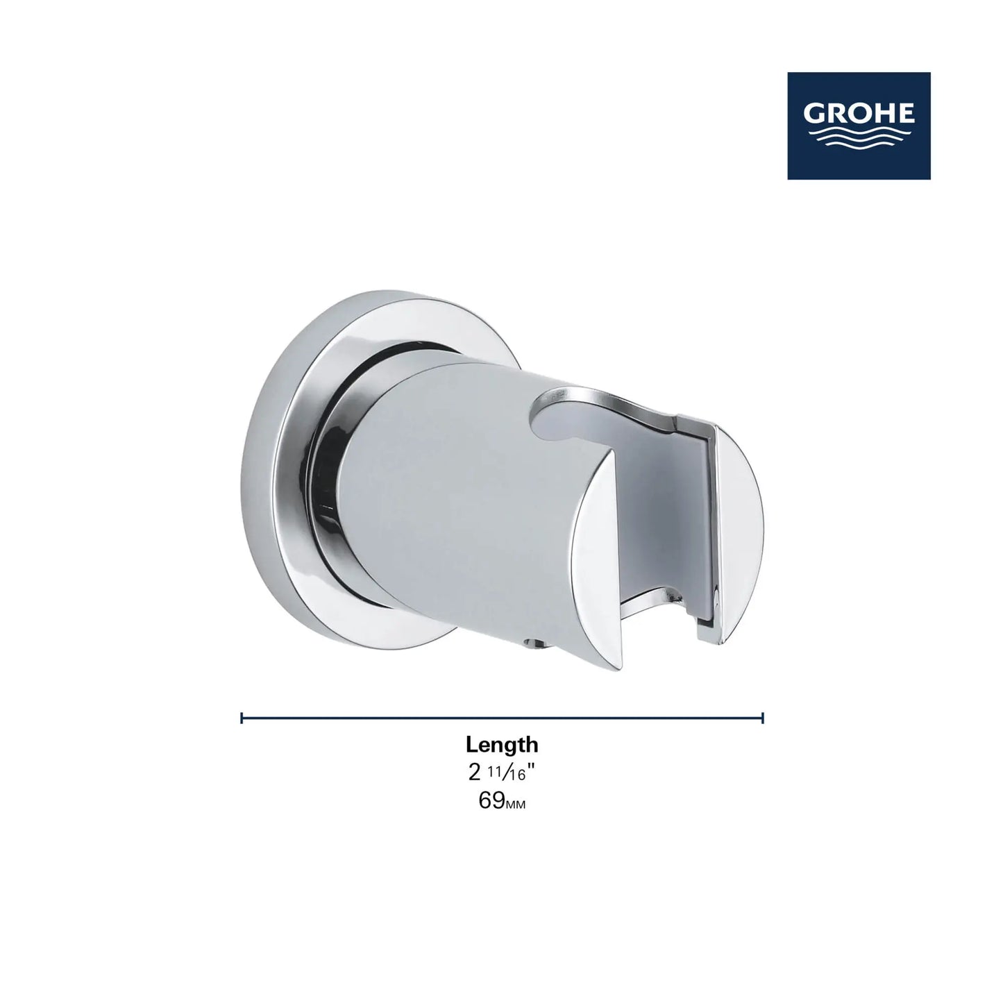 Grohe Rainshower™ Wall Mount Hand Shower Holder - 27074