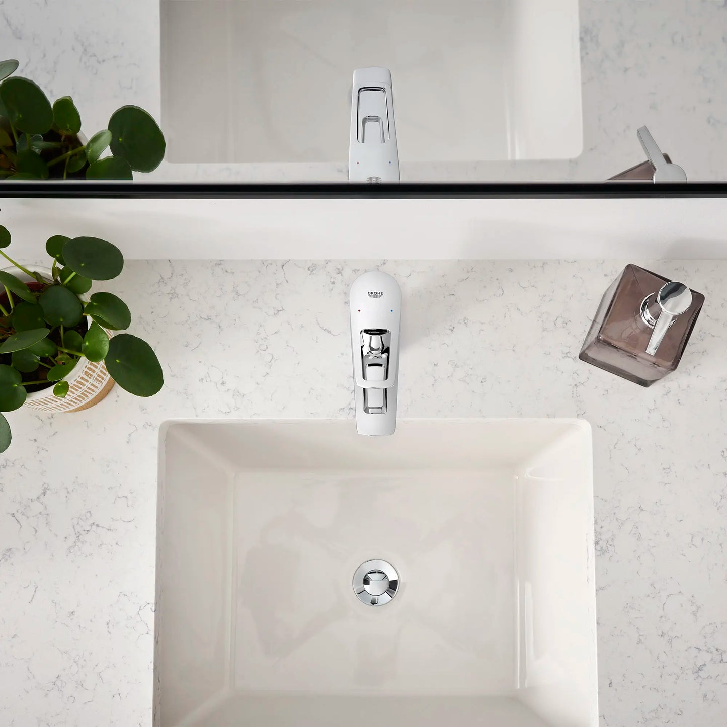 Grohe Bauloop Single Hole Single-Handle S-Size Bathroom Faucet, 1.2 Gpm (4.5 L/Min)
