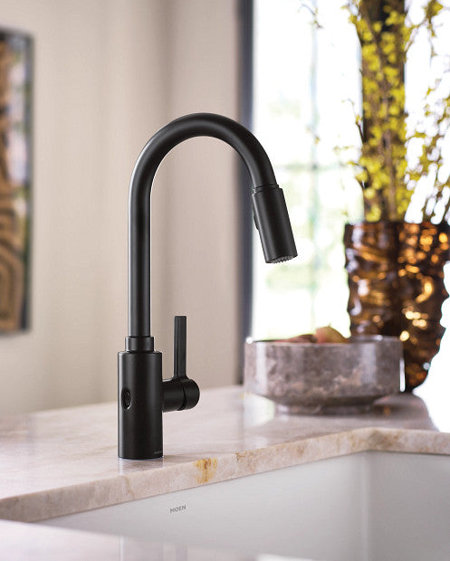 Moen Genta LX MotionSense Wave One-Handle High Arc Pulldown Kitchen Faucet