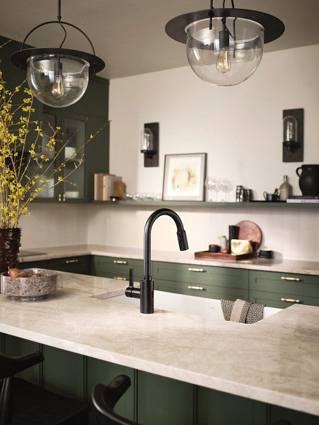 Moen Genta LX MotionSense Wave One-Handle High Arc Pulldown Kitchen Faucet