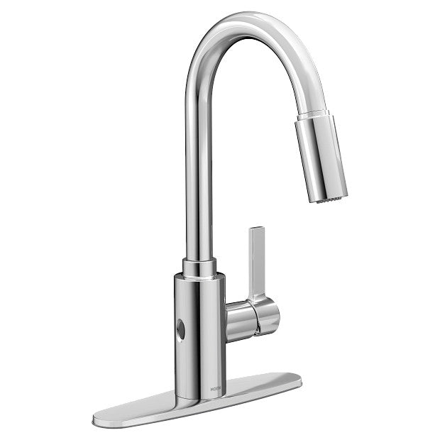 Moen Genta LX MotionSense Wave One-Handle High Arc Pulldown Kitchen Faucet