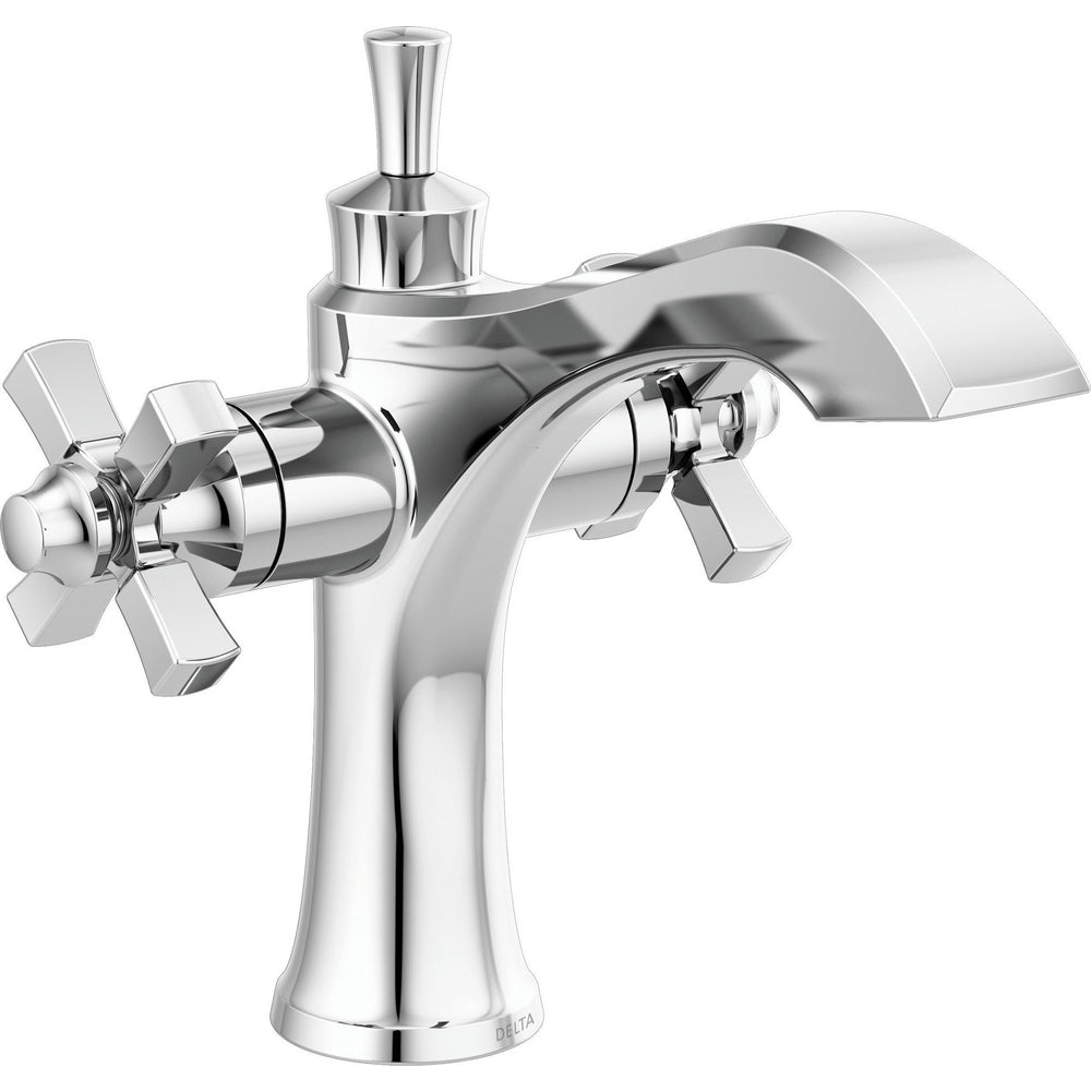 Delta Dorval Two Handle Single Hole Monoblock Bathroom Faucet - 857