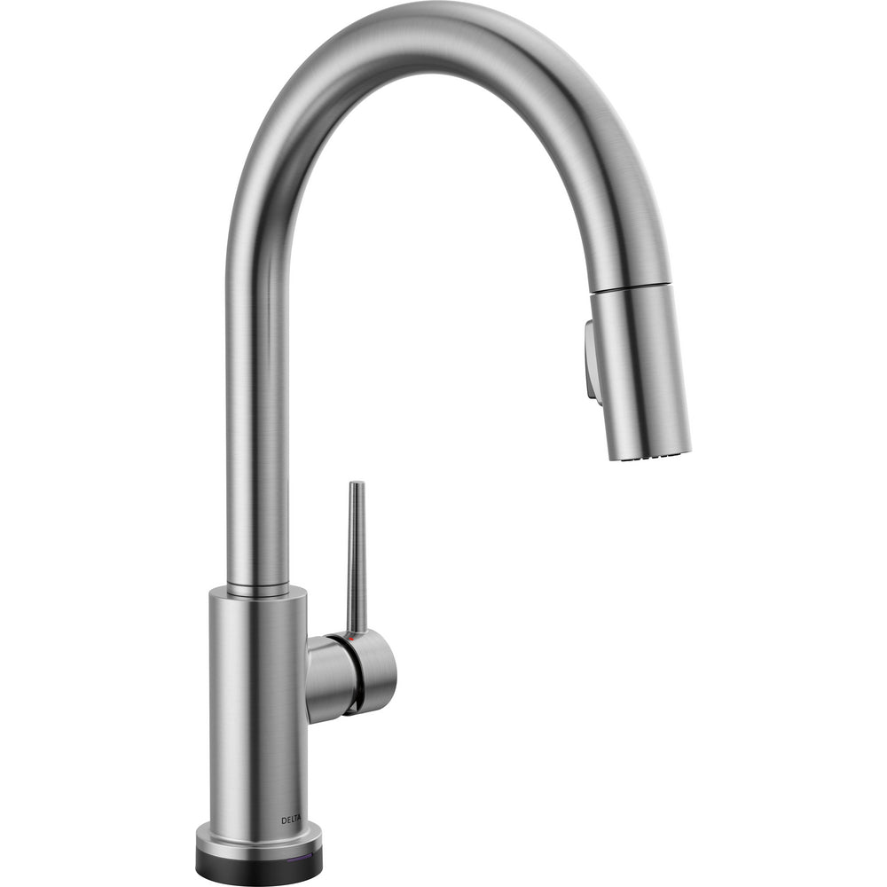 Delta Trinsic Single Handle Pull-Down Kitchen Faucet with Touch2O Technology - 9159T