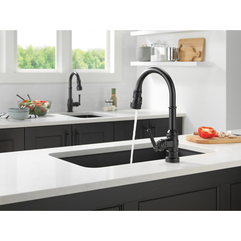 Delta Broderick Single Handle Pull-Down Bar/Prep Faucet - 9990