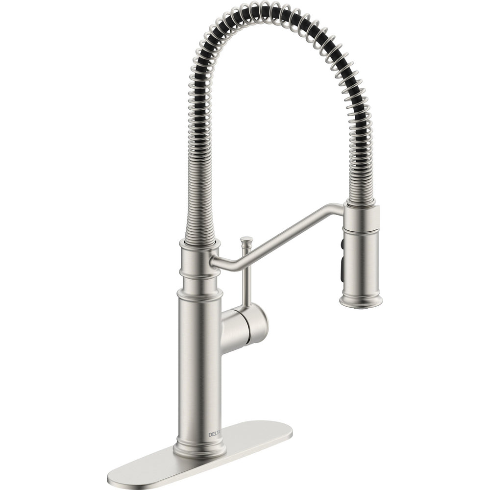 Robinet de cuisine industriel à ressort rétractable Delta Prodeco - 983LF