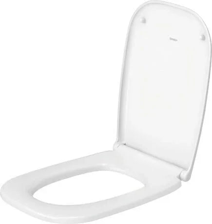 Duravit D-Code Toilet Seat with Slow Close For Floor Mount Toilet