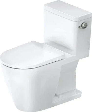 Duravit D-Neo Rimless Elongated One-Piece Toilet Single Right Lever Flush 1.28 GPF