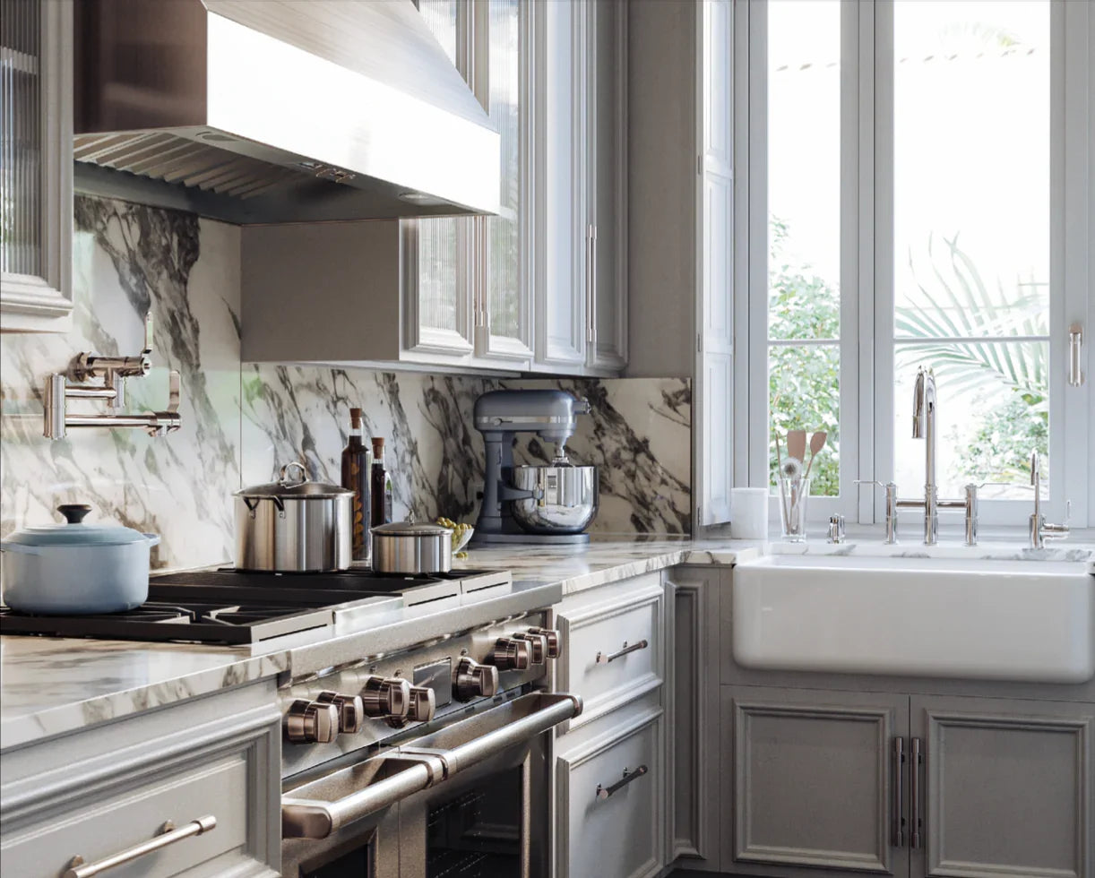 Armstrong™ Pull-Down Bridge Kitchen Faucet With C-Spout - U.4549HT