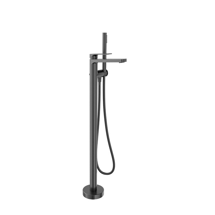 Baril Petite B04 Floor-Mounted Tub Filler With Hand Shower