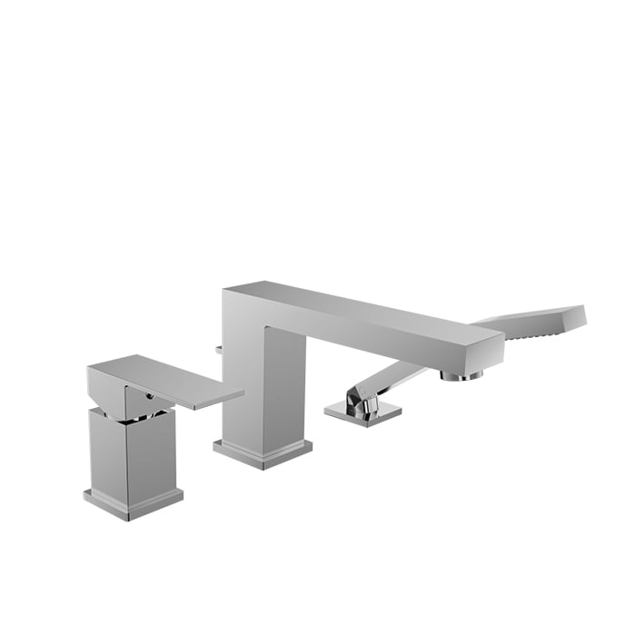 Baril Rec B05 Mélangeur de bain 3 pièces à montage sur plage avec douchette - B05-1331-07