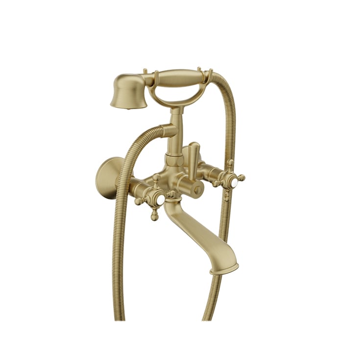 Baril Nautica B16 Wall-Mounted Tub Faucet With Hand Shower - B16-1201-01