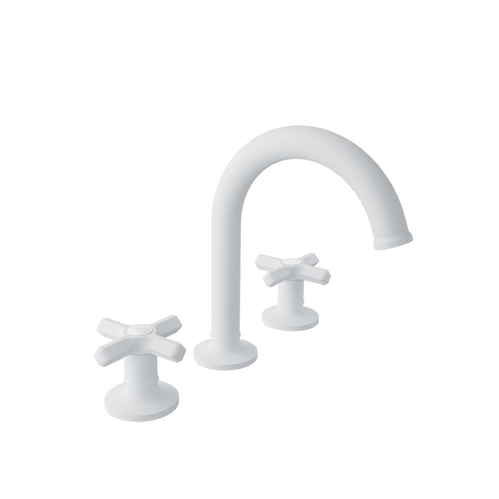 Baril Beaumont B20 8" C/C Lavatory Faucet, Drain Included 1.2 GPM - Cross Handles