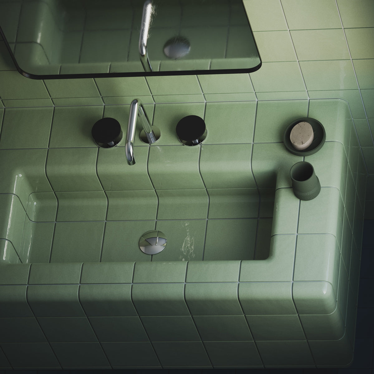 Baril B80-8002-1PL lifestyle image; handle kit and accompanying fixtures sold separately