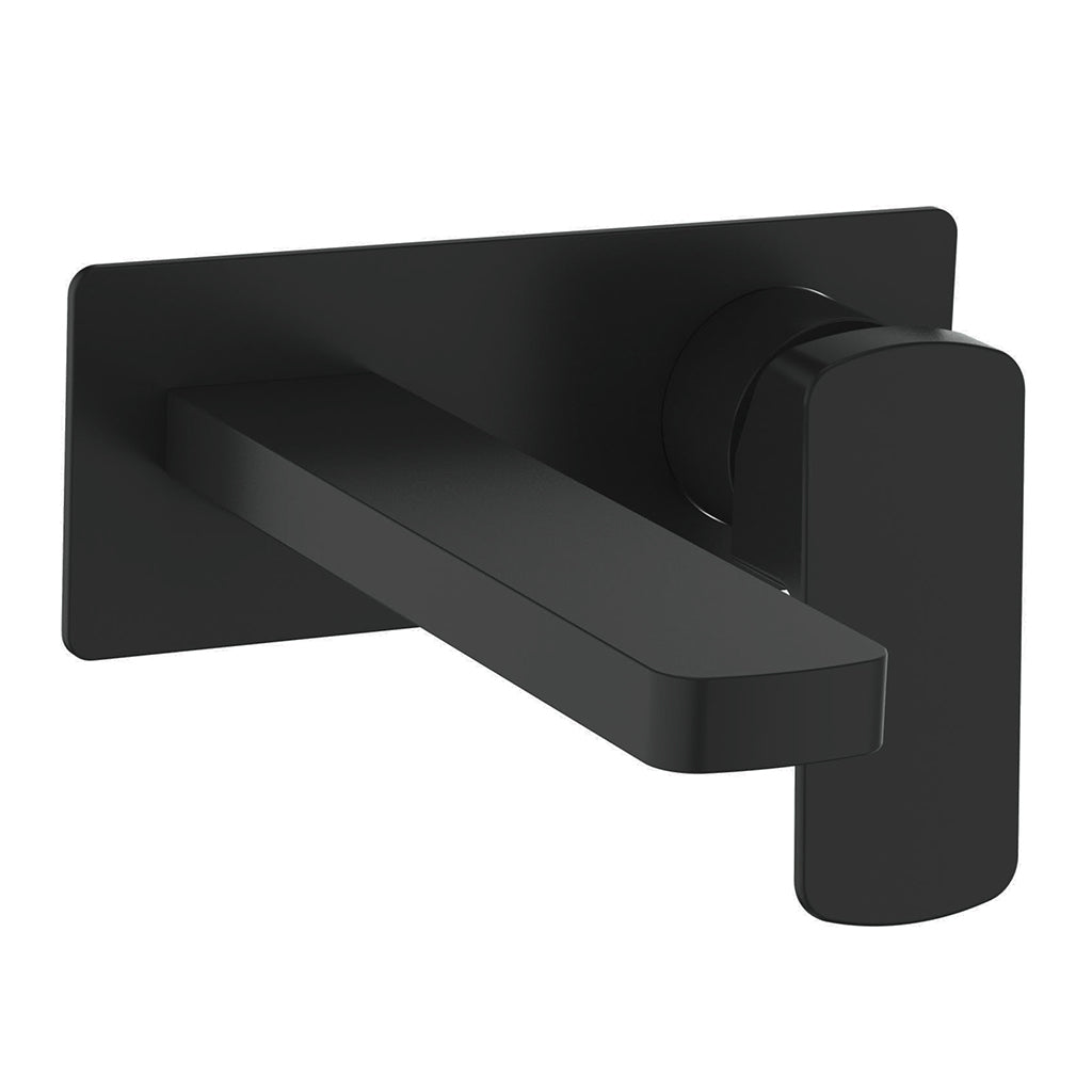 Vogt Niveau Wall Mount Lavatory Faucet in Matte Black - BF.NU.1410.MB