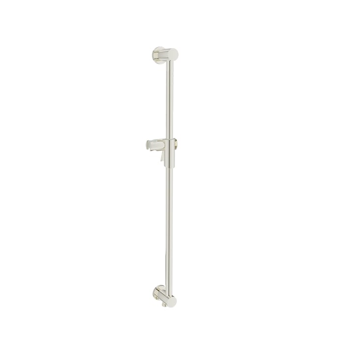 Baril Shower Bar With Slider - Polished Nickel