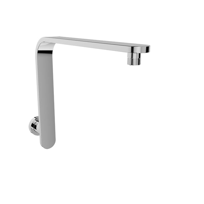 Baril Raised Square Wall-Mounted Shower Arm BRA-1409-02 - Polished Chrome