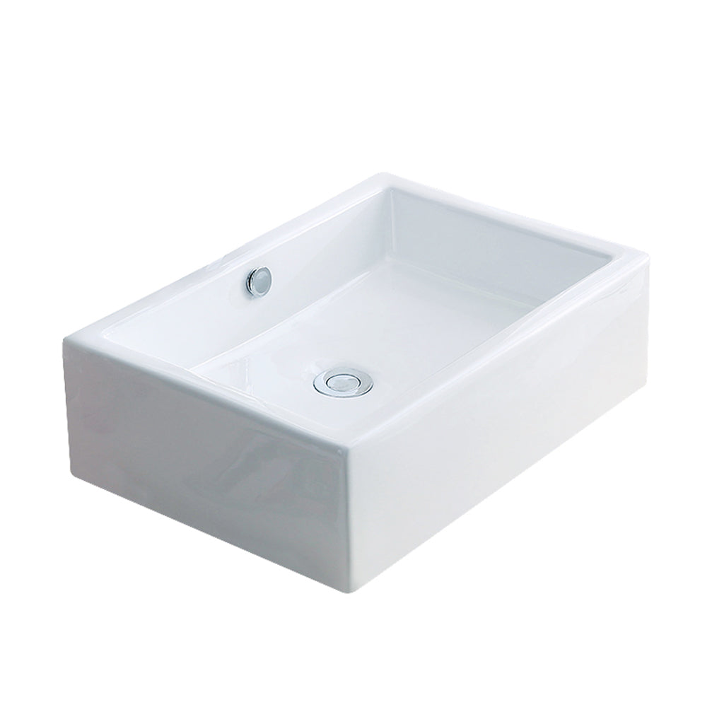 Vogt Kufstein Vitreous China Vessel Sink in Glossy White - BS.2014.K21-60