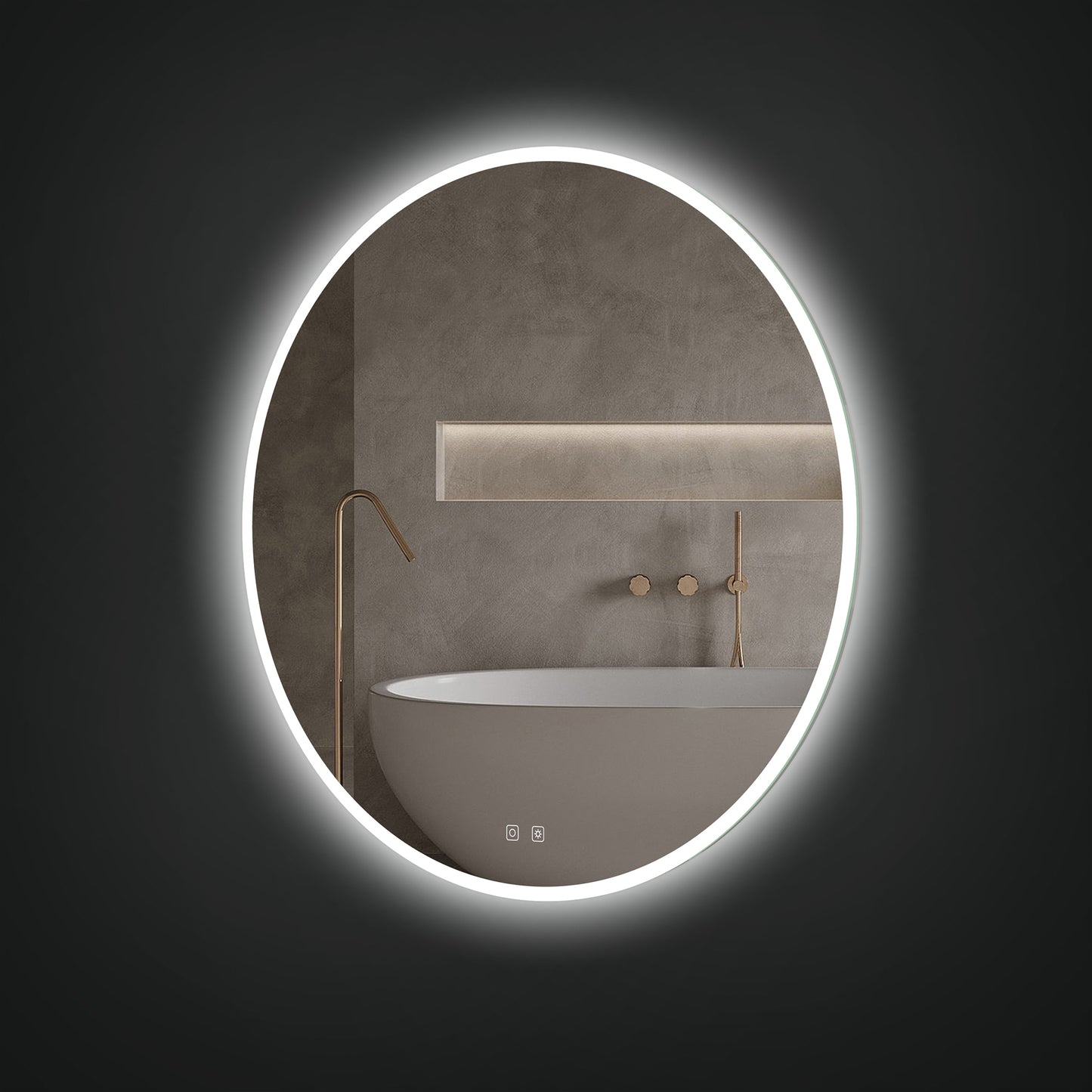 Ico Bennett Dual Lit LED Mirror - IB1030, Size 30"