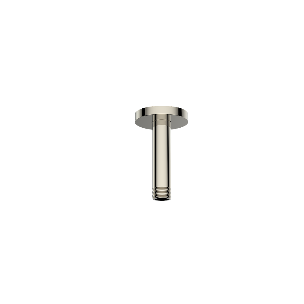 Vogt Round 4 inch Ceiling-Mount Shower Arm CA.02.04 in Polished Nickel