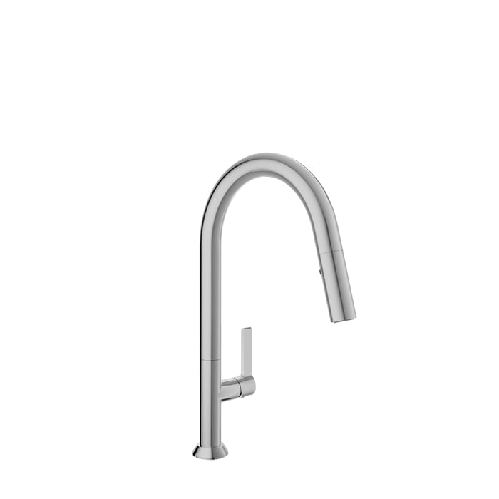 Baril Arte 16.5" High Single-Hole Kitchen Faucet With 2-Function Pull-Down Spray - CUI-9340-02L