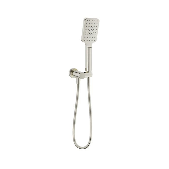 Baril 3-Spray Hand Shower on Wall-Mounted Supply Elbow - DSP-2584-19 - Polished Nickel