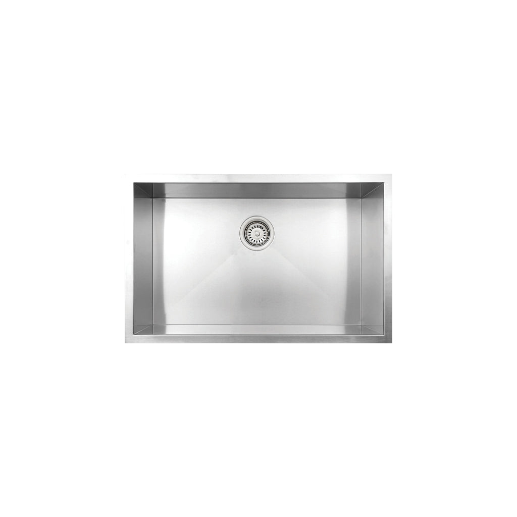 Vogt Graz 18-Gauge Zero-Radius Undermount Stainless Steel Kitchen Sink with Bottom Grid - KS.3018.G18Z-63