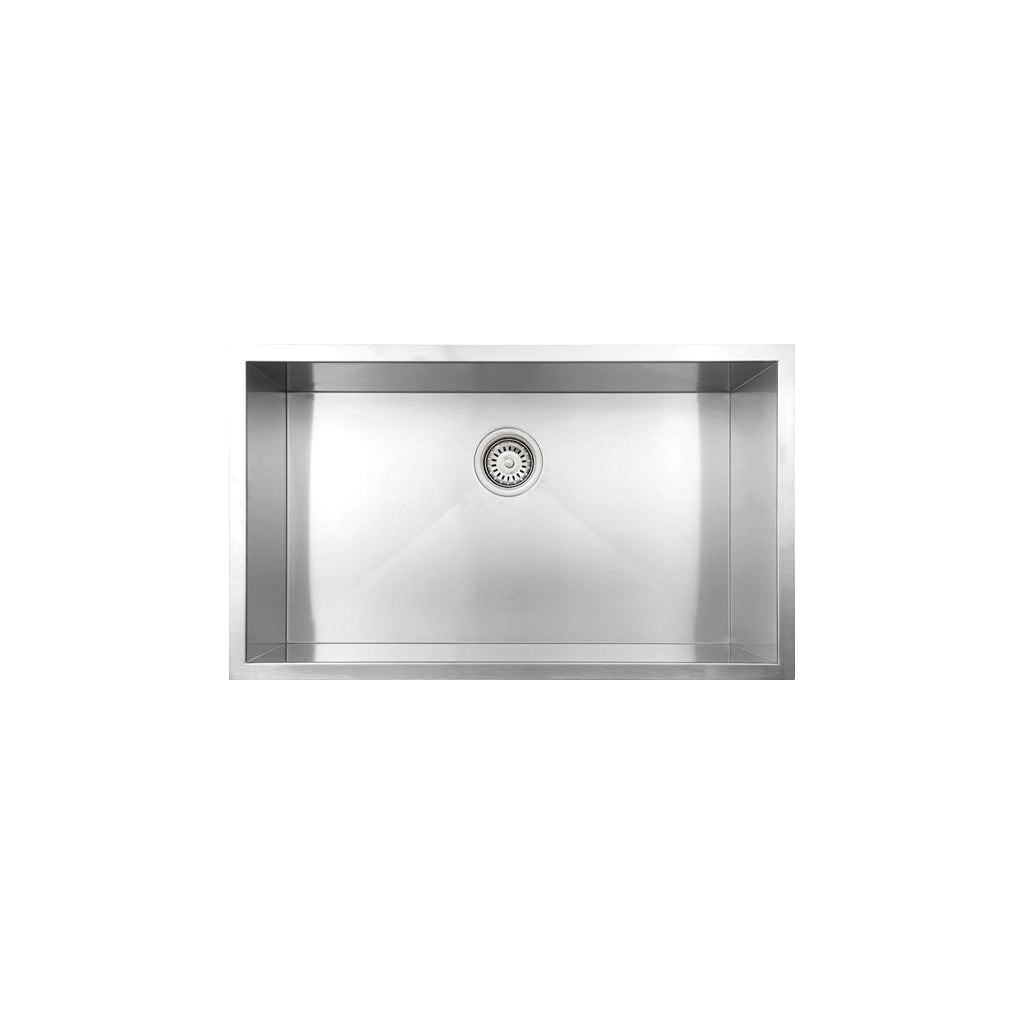 Vogt Wolfsberg 18-Gauge Zero-Radius Undermount Stainless Steel Kitchen Sink with Bottom Grid - KS.3218.W18Z-63