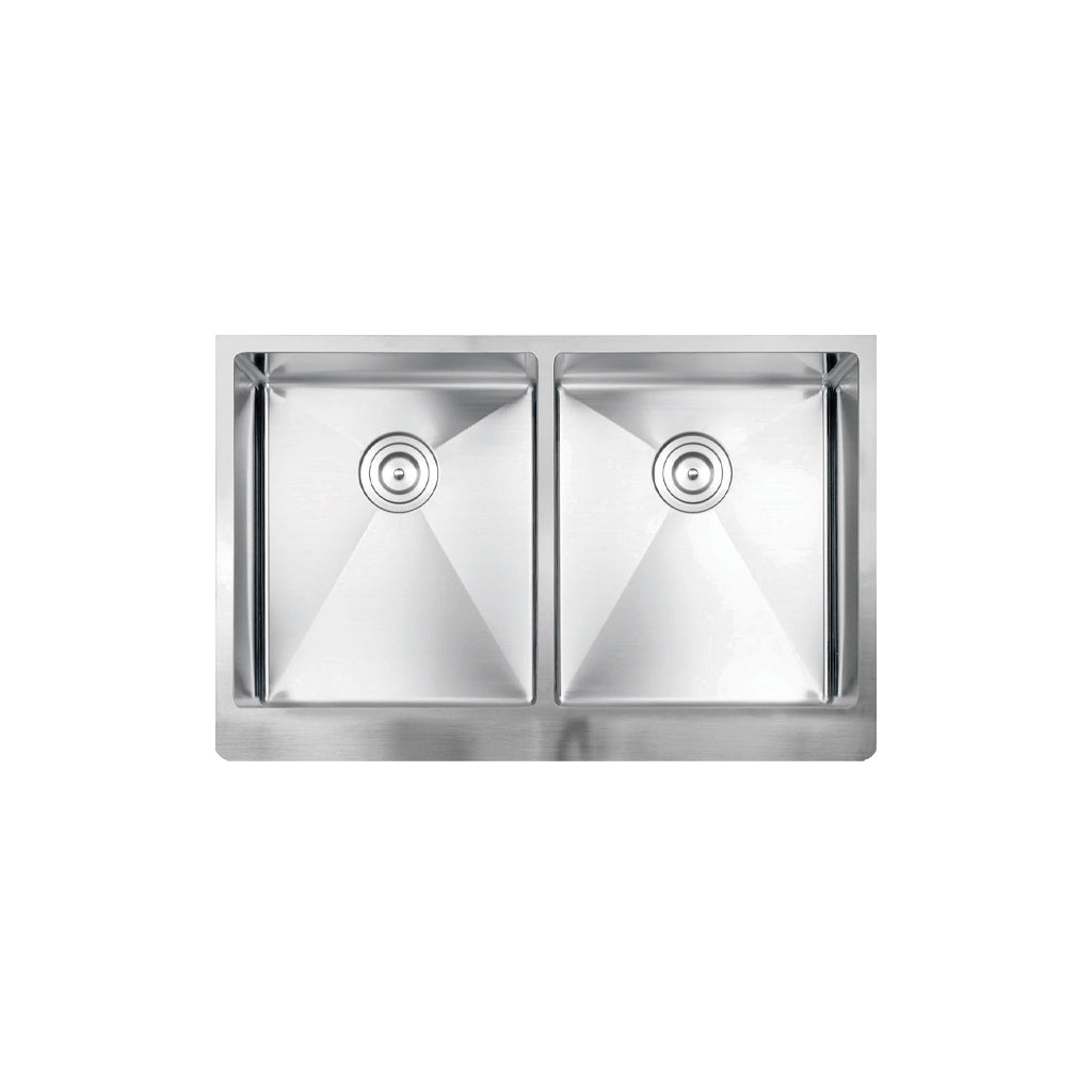 Vogt Klagenfurt 16-Gauge Undermount Double-Bowl Stainless Steel Kitchen Sink - KS.3319.K16R-62
