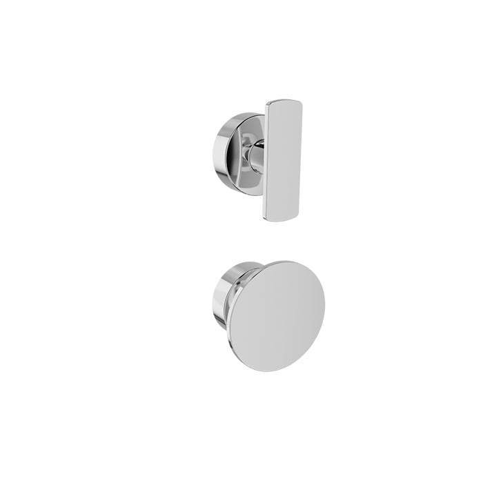 Baril Air B80 Faucet Handle Kit - M80-9520-130 - Polished Chrome / Polished Chrome