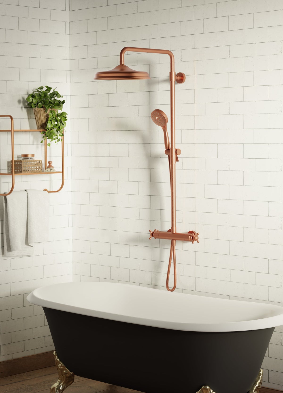 Baril PRO-1101-16 installed setting, Satin Copper