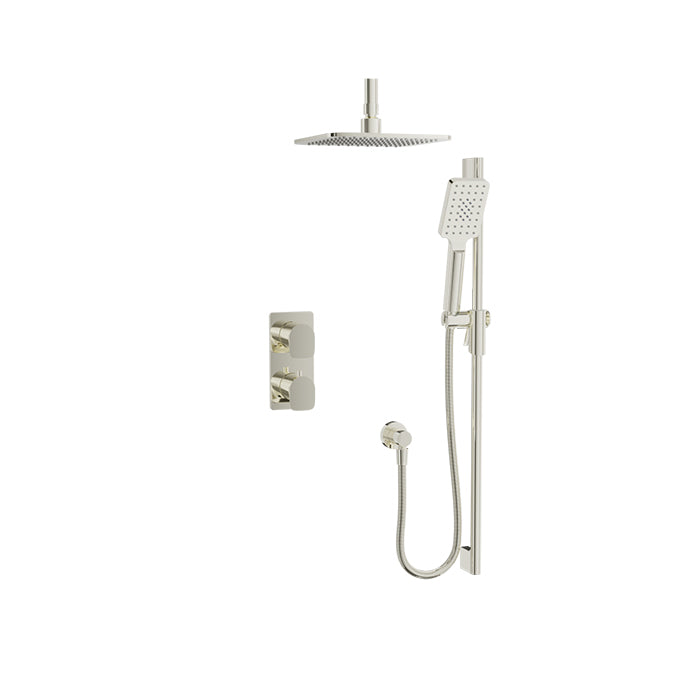 Baril Petite B04 Complete Thermostatic Pressure-Balanced Shower Kit 6" Ceiling Arm - PRR-4206-04