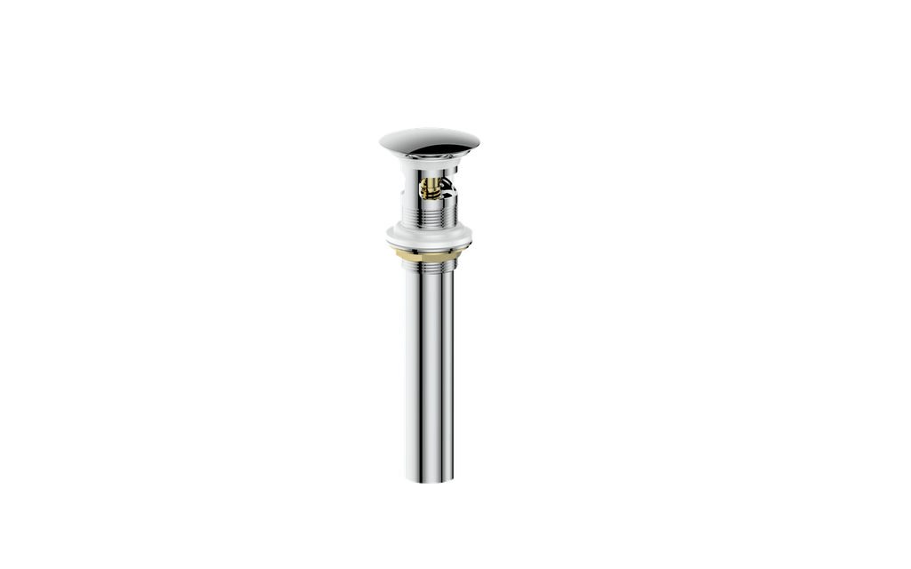 Vogt Mushroom Pop-Up Drain With Overflow in Polished Nickel - PU.201.PN