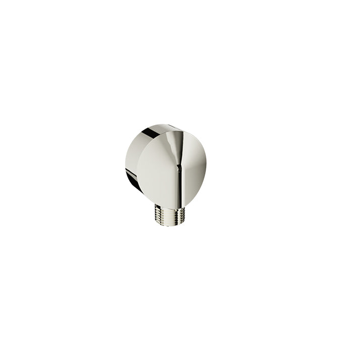 Baril Brass Wall Supply Elbow for Hand Shower - Polished Nickel