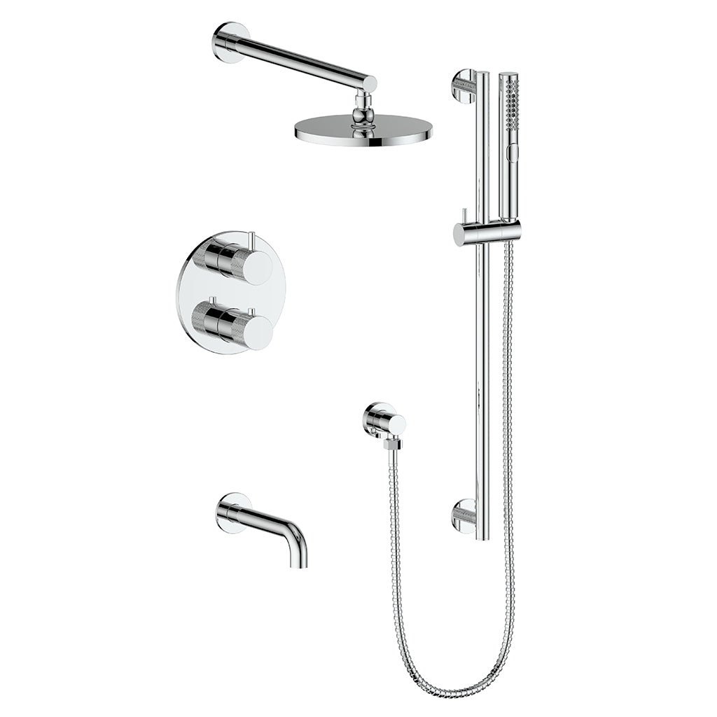 Vogt Drava 3-Way Thermostatic Shower System Trim Only