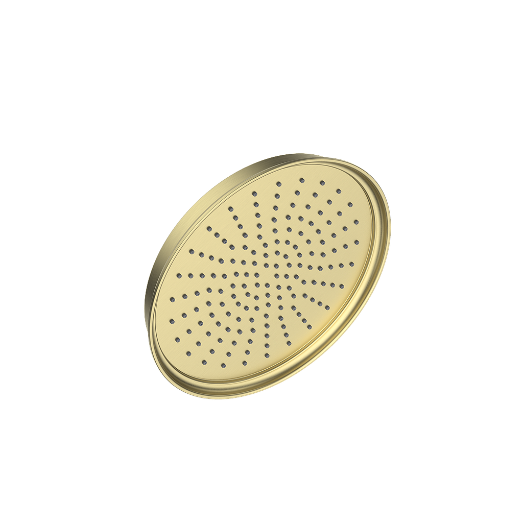 Vogt Zehn 12 inch Round Brass Rain Shower Head SH.09.1212 in Brushed Gold