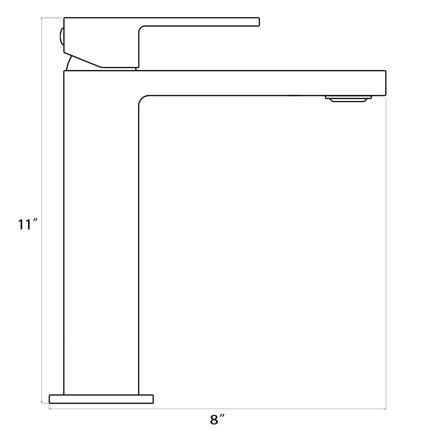 Kodaen Madison Vessel Sink Bathroom Faucet