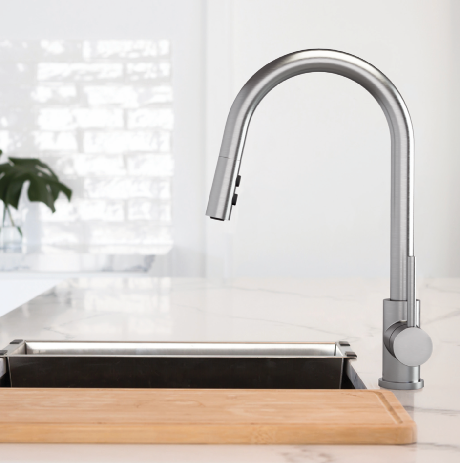 Riobel Joli Pull-Down Kitchen Faucet Dual Spray 1.8 GPM